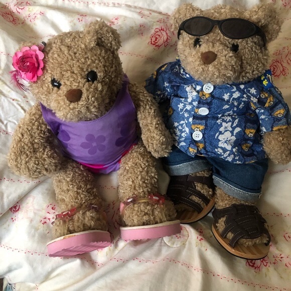 Build A Bear Workshop 1st Gen 1997 Teddy Bears 14” - Picture 2 of 16